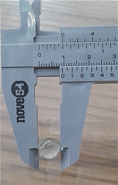 BOLINHA DE RESPIRO VIDRO 3/8 UNIDADE