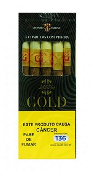 CIGARRILHA ALOSON GOLD