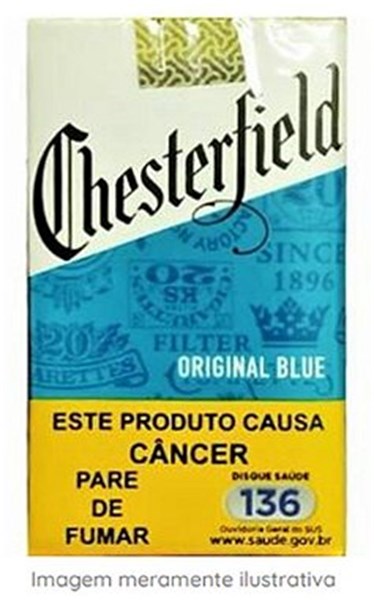 CIGARRO CHESTERFIELD ORIGINAL BLUE BOX 20UN