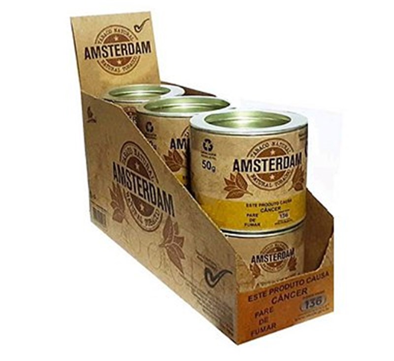 TABACO CACHIMBO AMSTERDAM CX 6UN 50GR