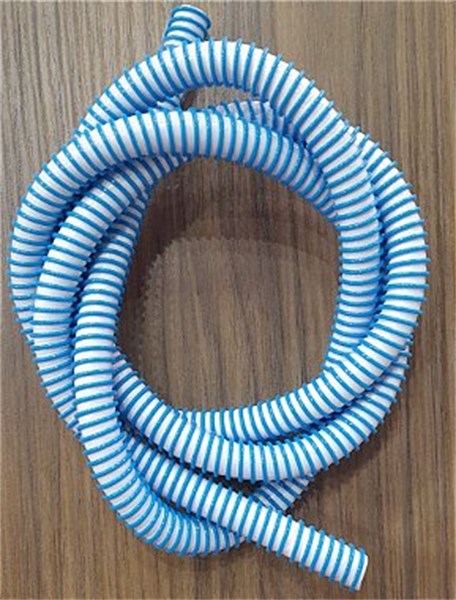 MANGUEIRA PLASTICA HELIX BRANCA AZUL