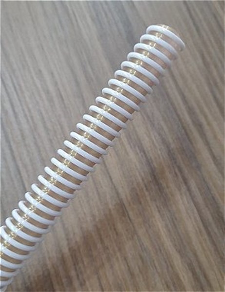MANGUEIRA PLASTICA HELIX DOURADO BRANCO