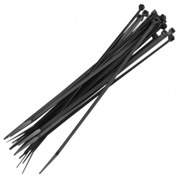 ABRACADEIRA DE NYLON PRETA 12 X 650MM (10Un) - MELFI