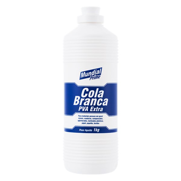 COLA BRANCA EXTRA 1KG - MUNDIAL PRIME