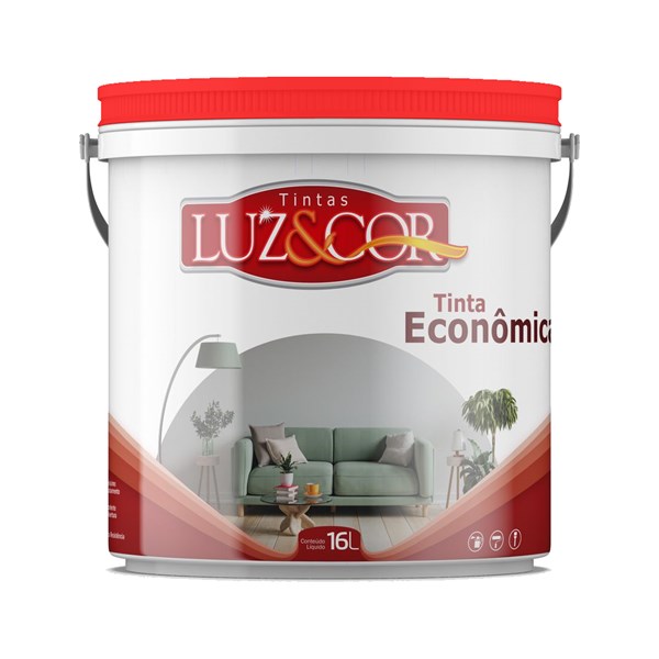 TINTA ECONOMICA BRANCO NEVE BD 16L - LUZ & COR