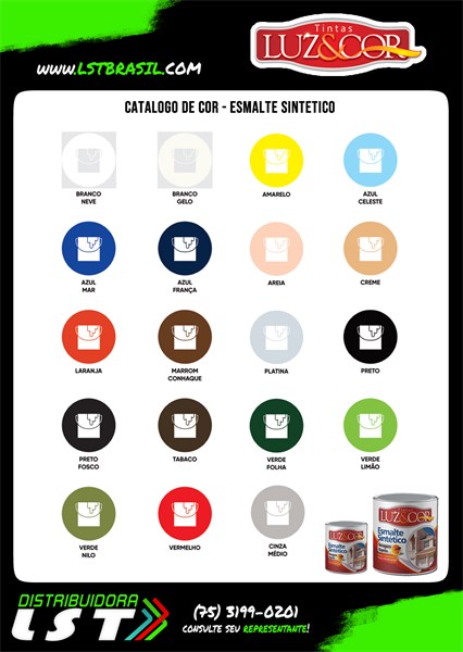 ESMALTE SINTETICO MARROM CONHAQUE GL 3,6L - LUZ & COR