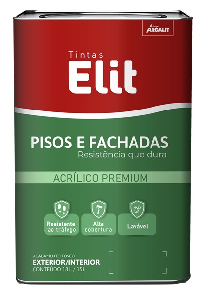 TINTA PISOS E FACHADAS BRANCO LT 18L - ELIT