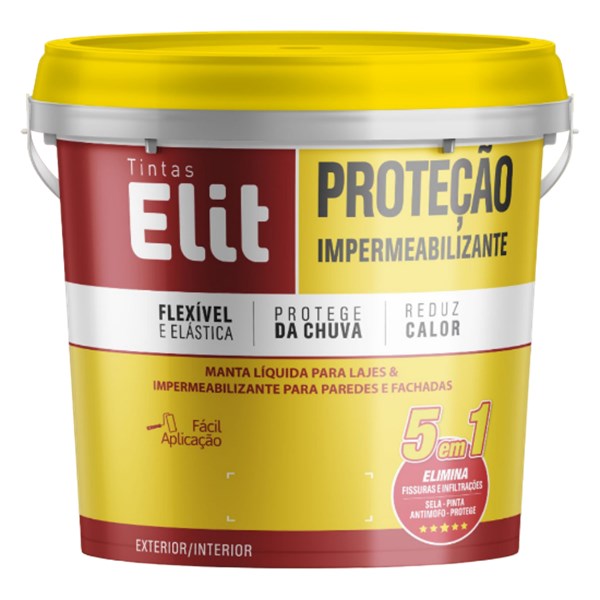 PROTEÇÃO IMPERMEABILIZANTE PAREDE BRANCO BD 18KG - ELIT