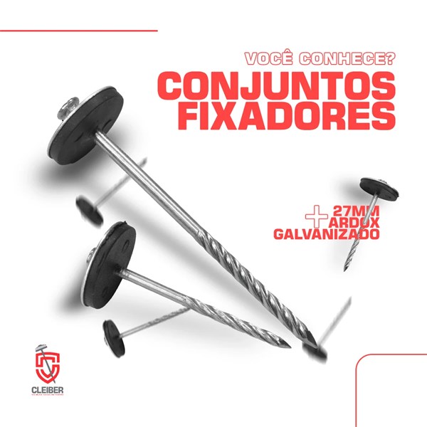 CONJUNTO DE PREGO FIXADOR 4MM 30UN - CLEIBER