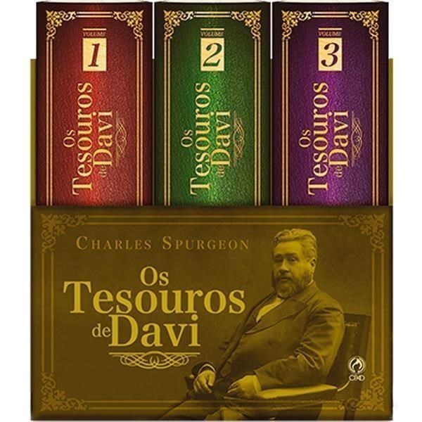 Os Tesouros de Davi Charles Spurgeon Box 3 Livros 