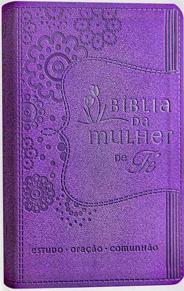 Biblia da Mulher de Fe NVI Roxa