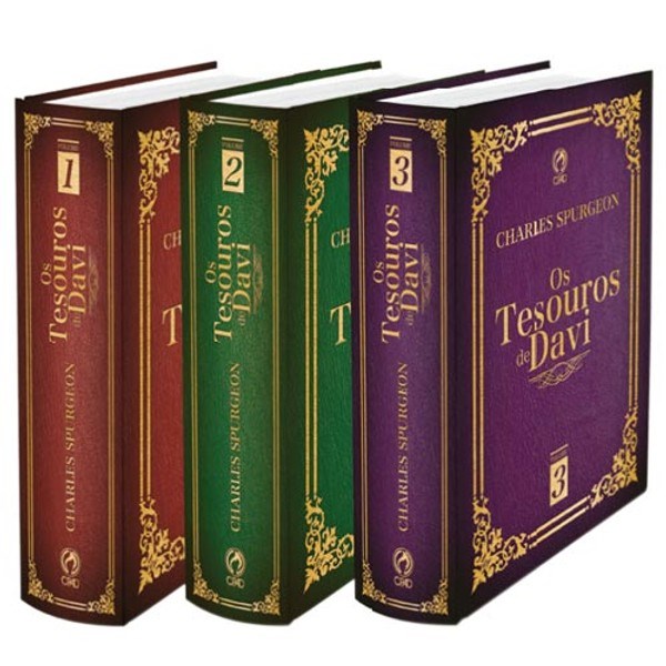 Os Tesouros de Davi Charles Spurgeon Box 3 Livros 