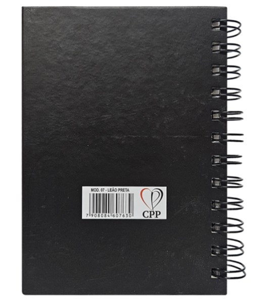 Harpa Avivada e Corinhos Letra Gigante Espiral Preta