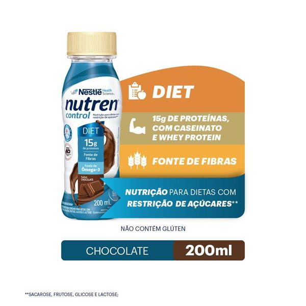 Nutren® CONTROL Sabor Chocolate 200mL