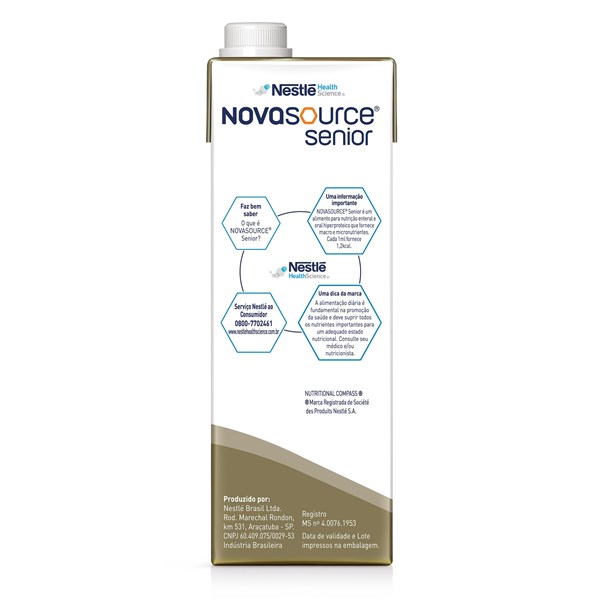 Novasource® Sênior Sabor Baunilha 1L