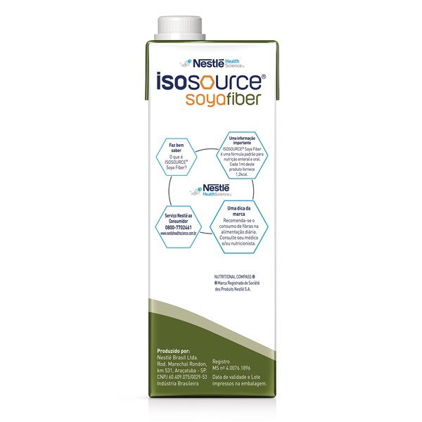 Isosource® Soya Fiber Sabor Baunilha 1L