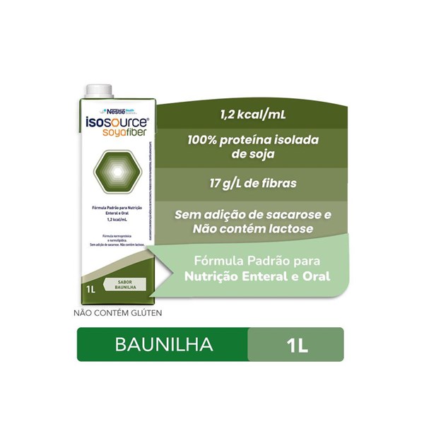 Isosource® Soya Fiber Sabor Baunilha 1L
