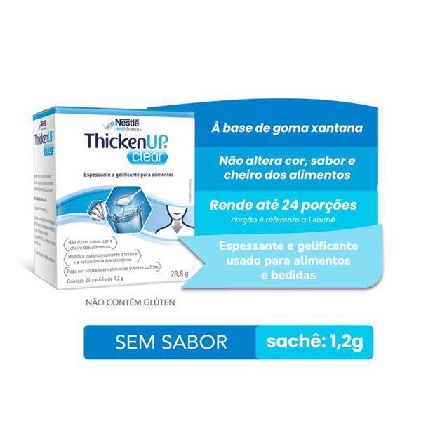 Thicken Up® Clear Sem Sabor Sachê 24x1,2g