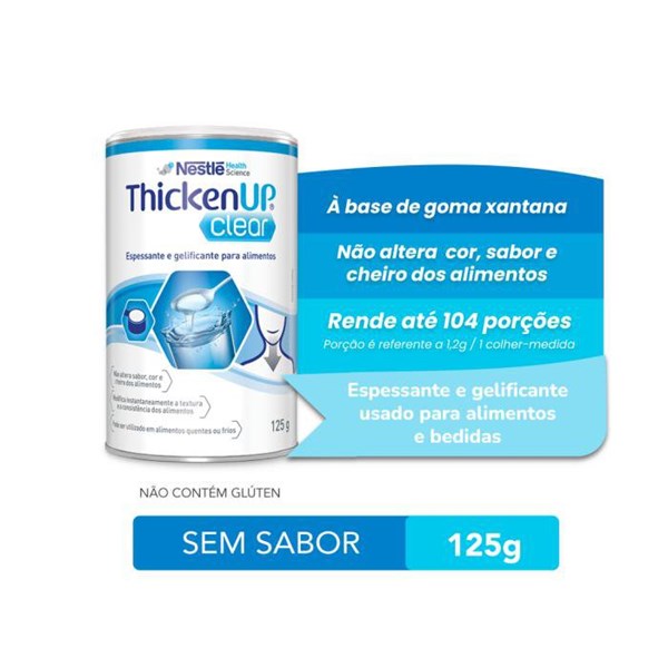 Thicken Up® Clear Sem Sabor Lata 125g