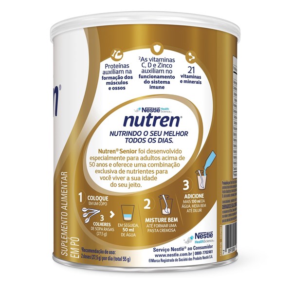 Nutren® Senior Sem Sabor Lata 370g