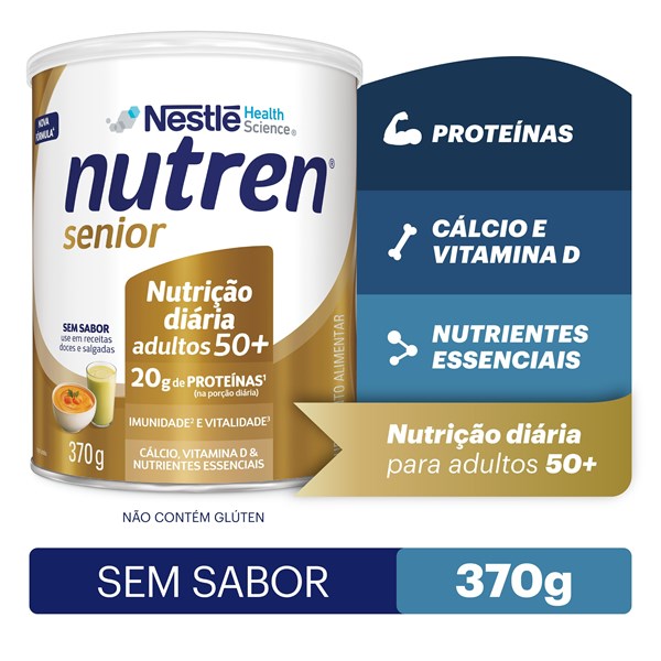 Nutren® Senior Sem Sabor Lata 370g