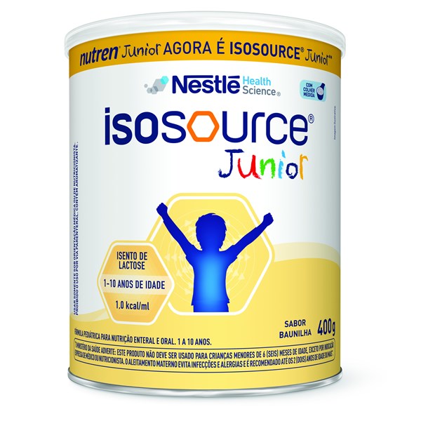 Isosource® Júnior Sabor Baunilha Lata 400g