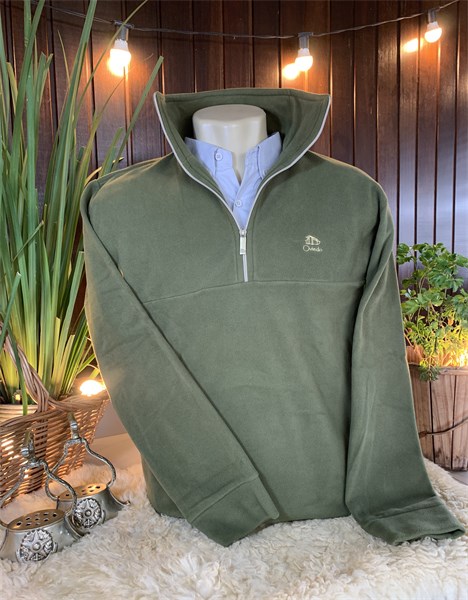 Casaco de Soft - Verde Queimado - ADULTO Masculino