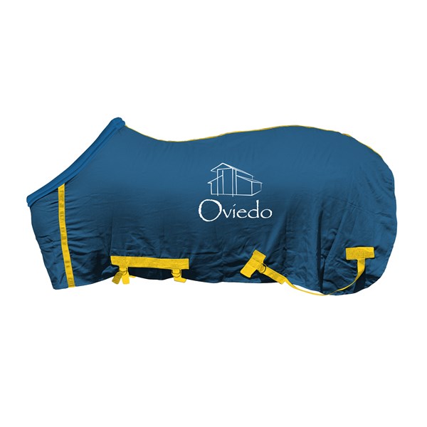 Capa Verão QM - Aberta - Adulto - Azul Marinho/Amarelo