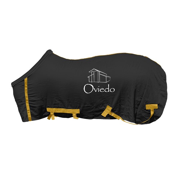 Capa Inverno Brim Crioulo - Fechada - Adulto - Preto/Dourada