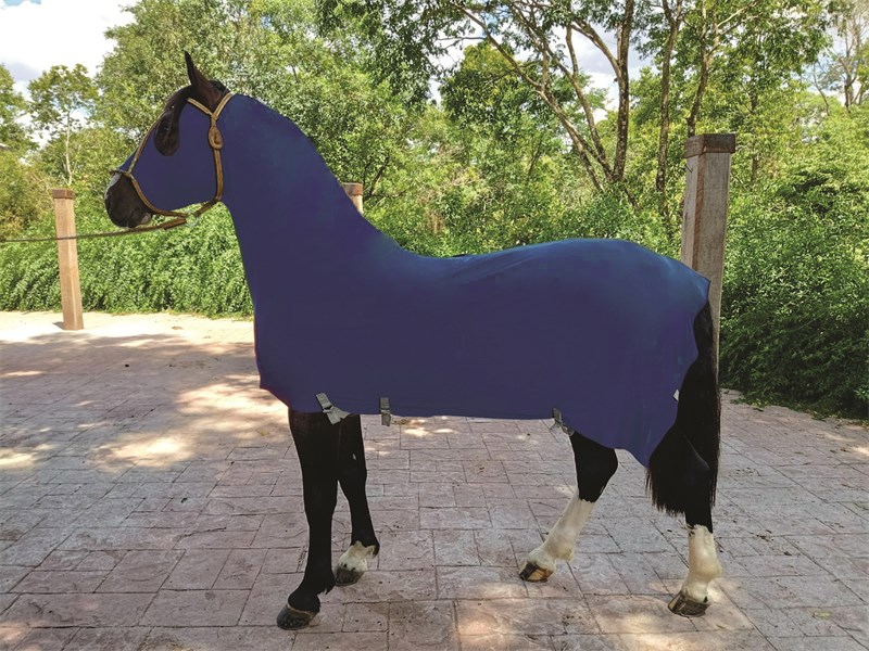 Capa Legging em Suplex - Adulto - Azul Jeans