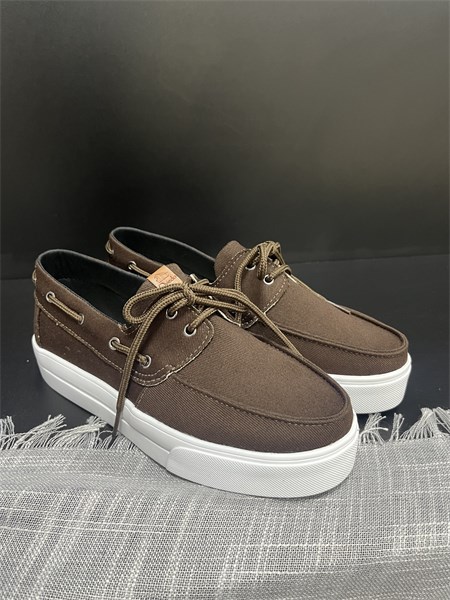 Mocassim em tecido - LOURO - Sola Alta