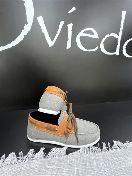 Mocassim em tecido - LÍRIO - Sola Baixa