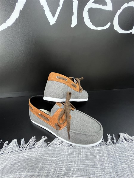 Mocassim em tecido - LÍRIO - Sola Baixa