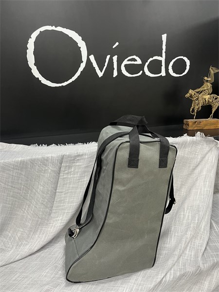 Porta Botas em Lona - Cinza/Preto