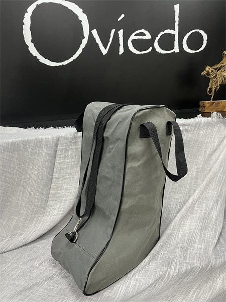 Porta Botas em Lona - Cinza/Preto