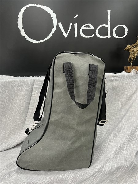 Porta Botas em Lona - Cinza/Preto