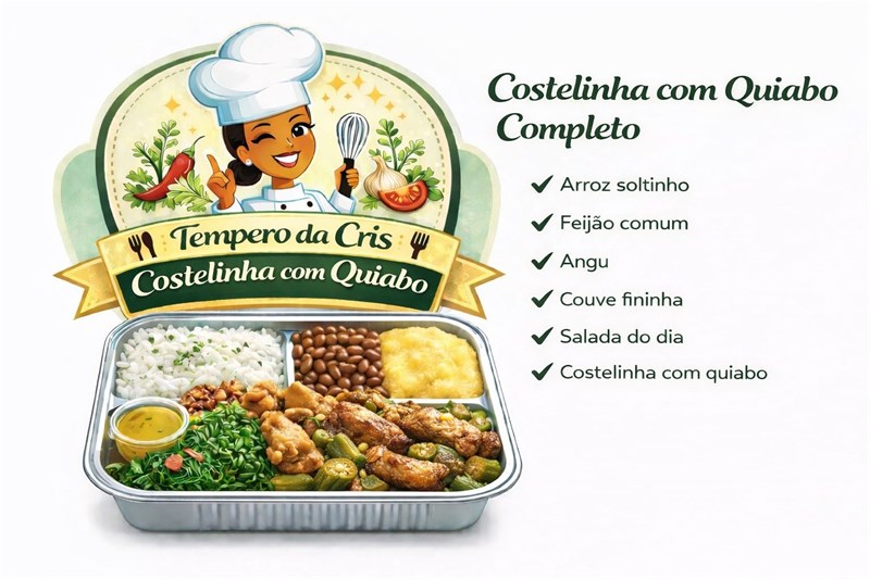 COSTELINHA COM QUIABO COMPLETA 