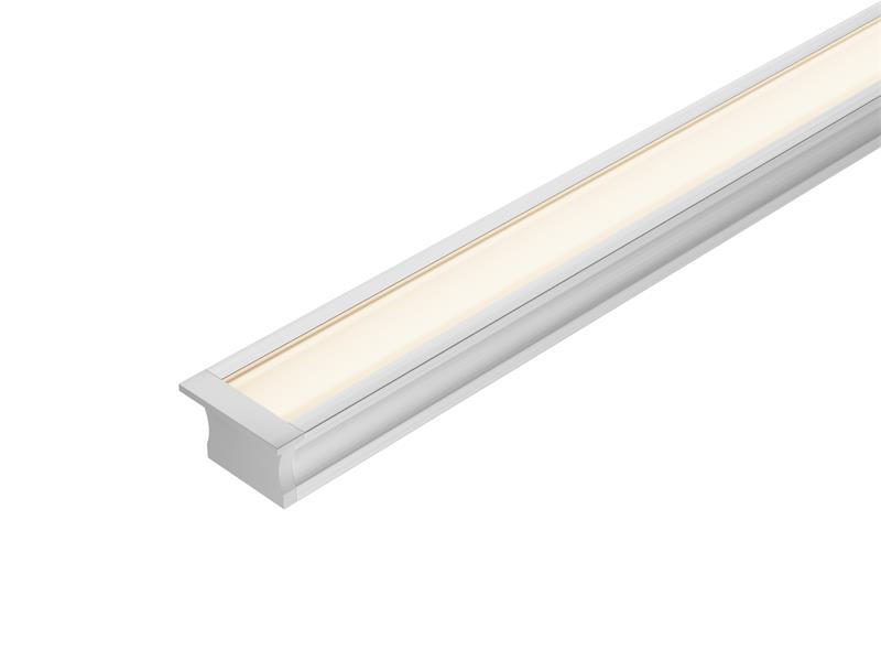 PDL0120-10/40/20-BR PERFIL EMBUTIR BABY 10W/M 24V IP20 4000K BRANCO