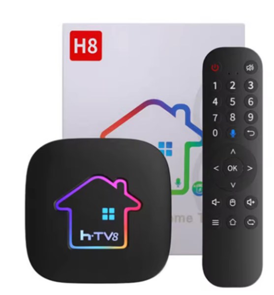 Receptor Iptv HTV H8 2GB de RAM / 16GB / UHD / 4K - Preto