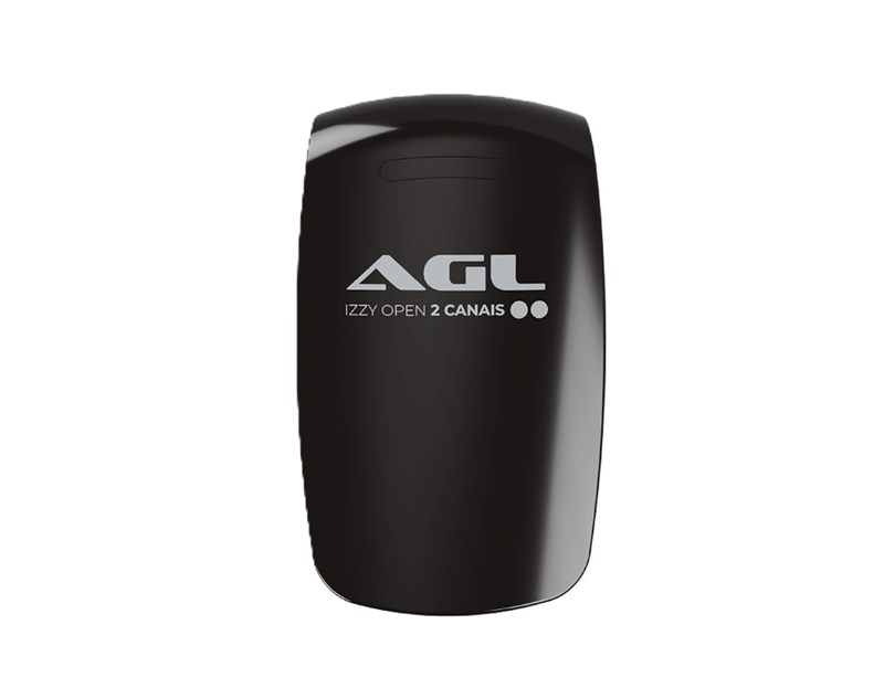 MODULO GARAGEM IZZY OPEN 2 CANAIS AGL PRETO - UNIDADE
