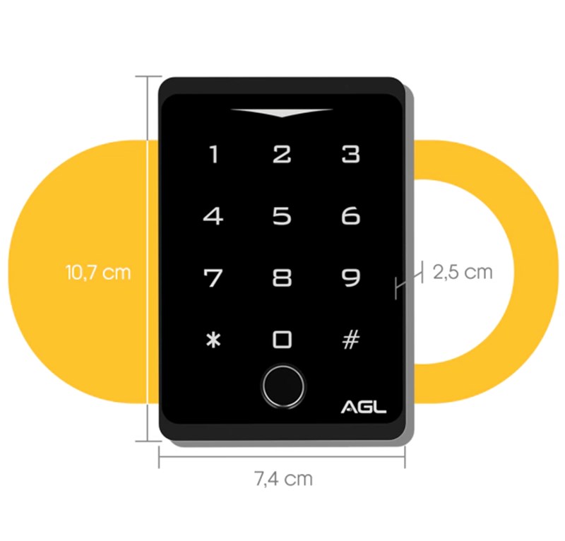FECHADURA SEM FIO SMART X3 BIO