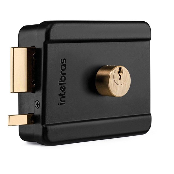 FECHADURA ELETRICA INTELBRAS 12V FX500 PRETA