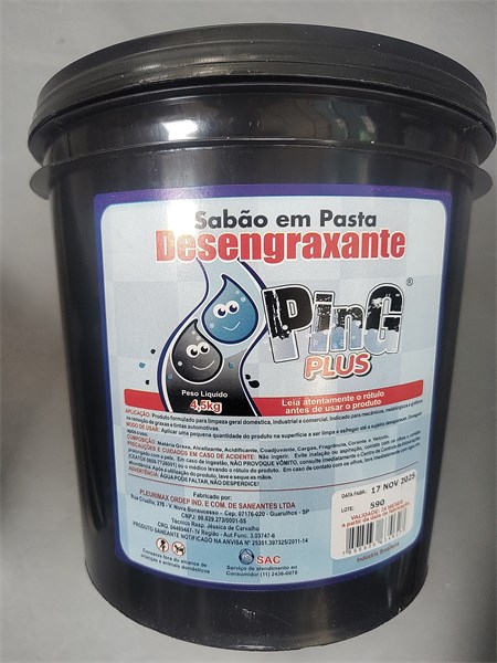 SABAO PASTA LAVAR MAO 4.5 KG PING PLUS
