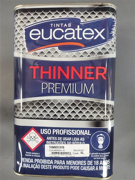 THINNER 9116 5 LT EUCATEX