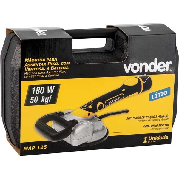 MAQUINA ASSENTAR PISO BAT 12V MAP125 VONDER 60.01.125.000