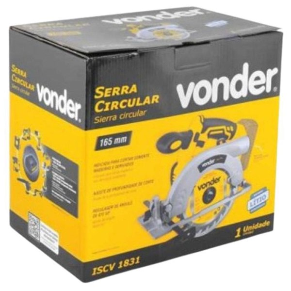 SERRA CIRCULAR 18V ISCV 1831 S/BAT S/CAR INTERC. VONDER 60.04.183.100