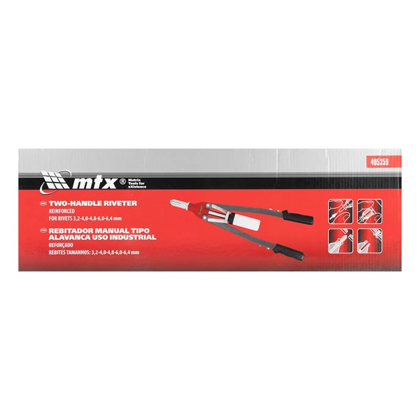REBITADOR MANUAL TIPO ALAVANCA REBITES 405359 MTX