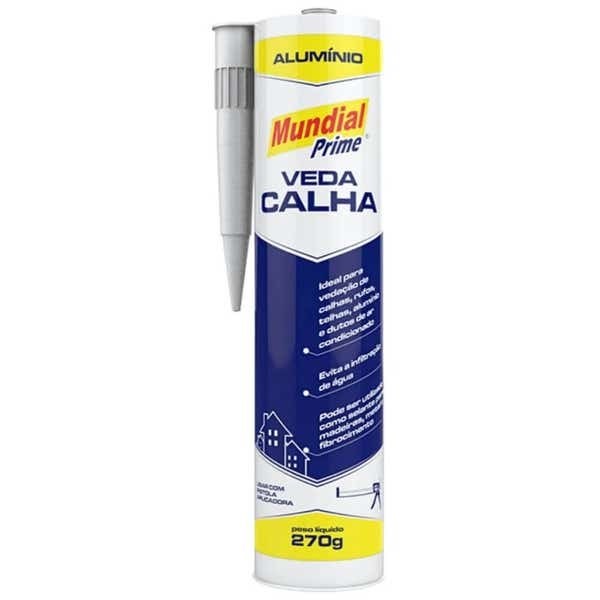 VEDA CALHA ALUMINIO MUNDIAL 270 GR
