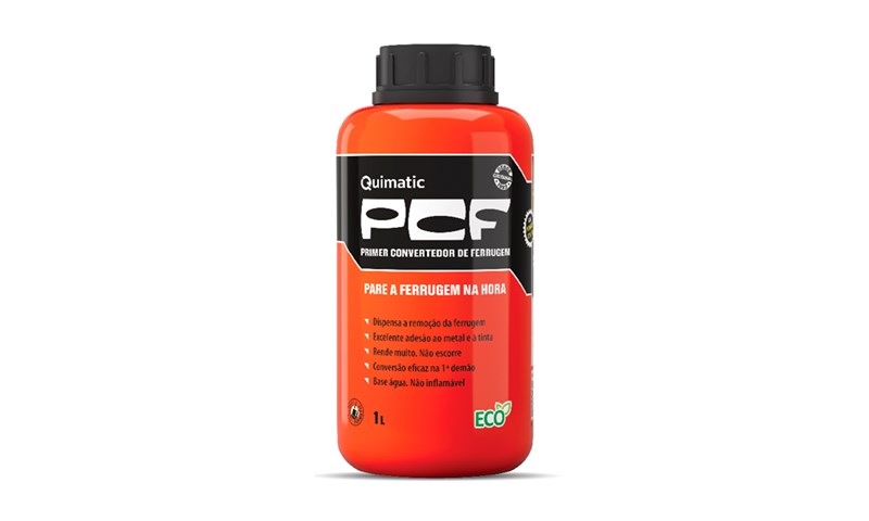 PCF PRIMER CONVERTEDOR DE FERRUGEM 1L QUIMATIC