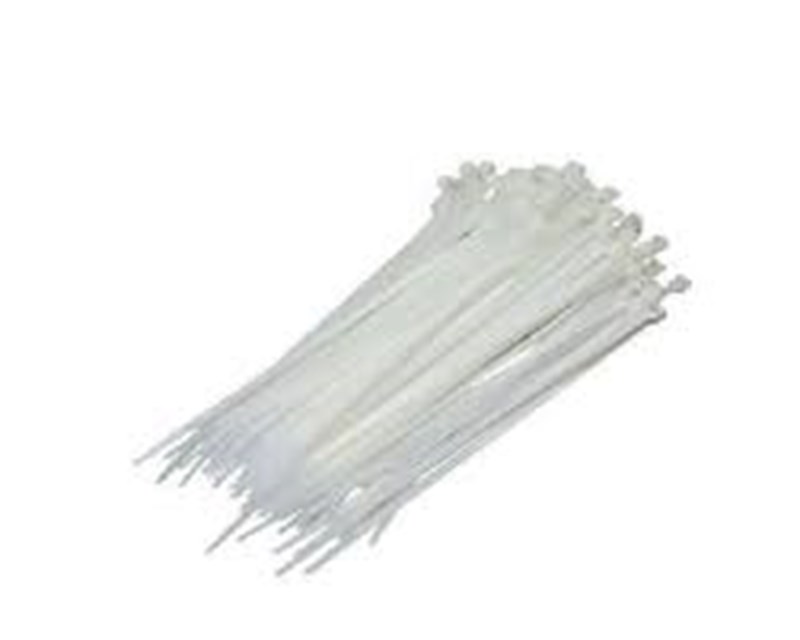 ABRAC NYLON BRANCA 3.50MM X 150MM 100PÇ PERKON